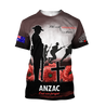 Premium Unisex Hoodie Remember Them Anzac Day ML