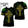 Irish St.Patrick day 3d hoodie shirt for men and women custom name