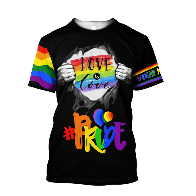 Customize Name LGBT Pride Hoodie For Men And Women SN07052101