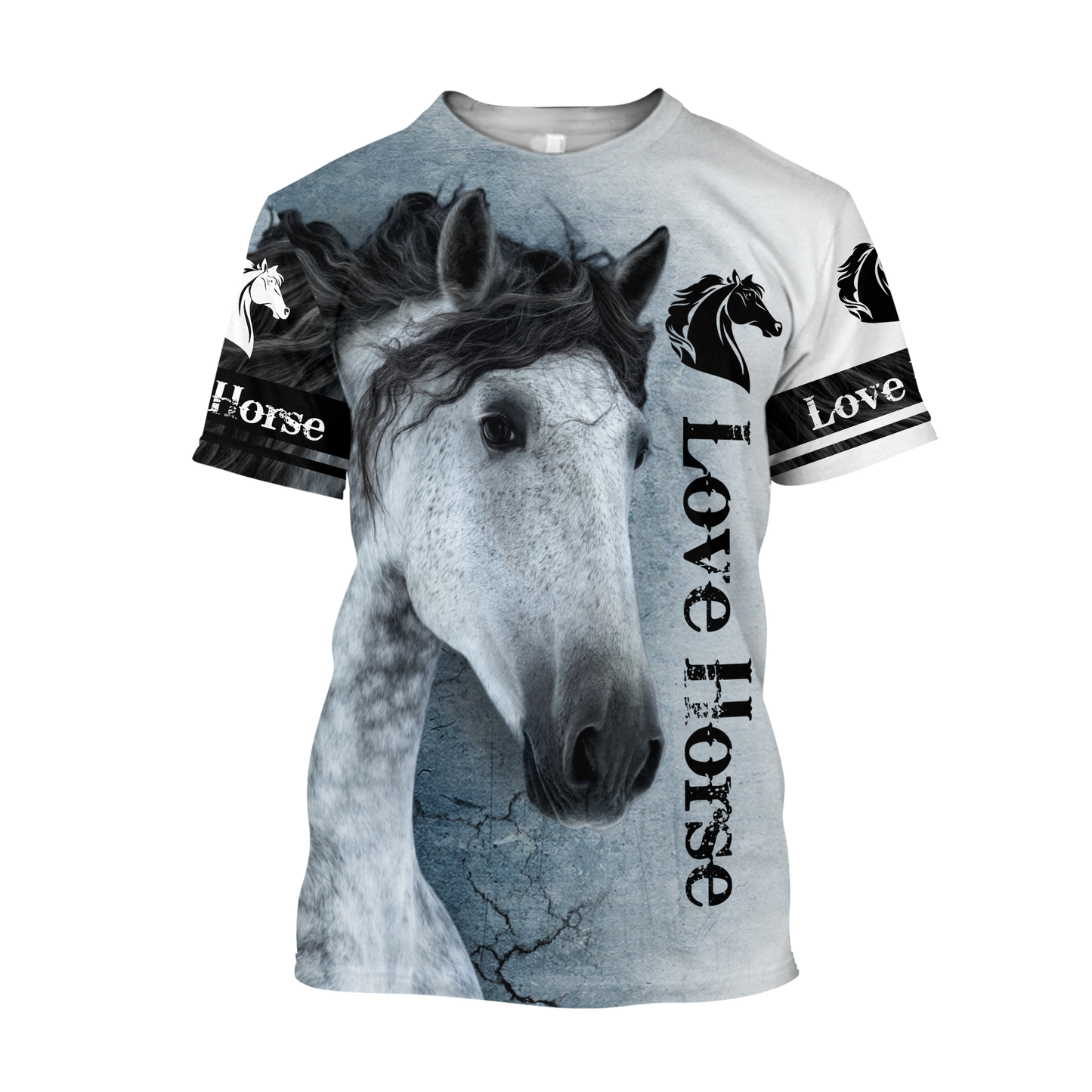 Love Horse 3D All Over Printed Hoodie Pi112055