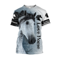 Love Horse 3D All Over Printed Hoodie Pi112055