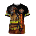 3D All Over Printed Firefighter  Unisex Shirts Custom Name XT