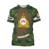 Personalized Name XT Canadian Army Pullover 3D All Over Printed Shirts DA11032106