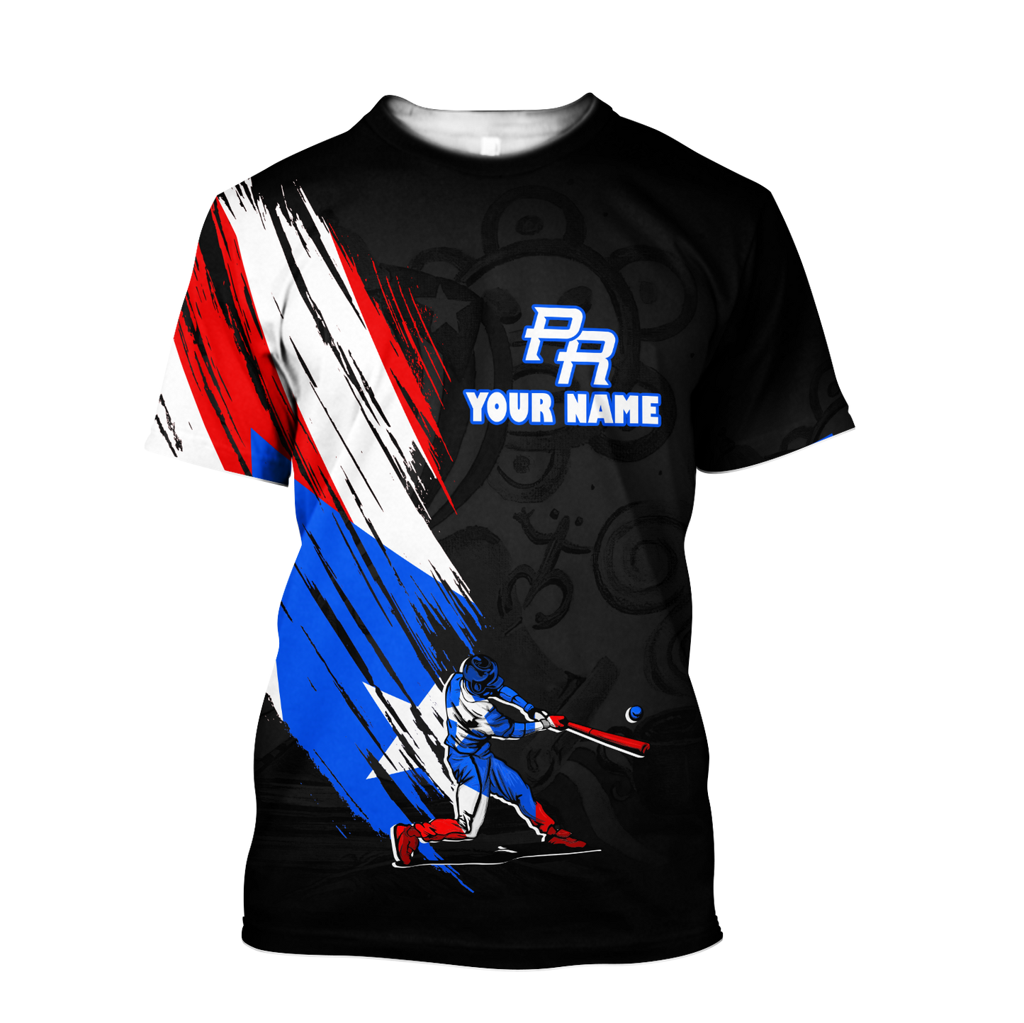 Custom Name Baseball Puerto Rico Hoodie For Men And Women MH15032102