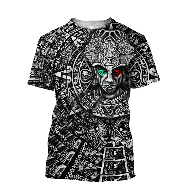 Aztec Warrior Mexican 3D All Over Printed Unisex Hoodie