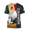 Rooster Mexico 3D All Over Printed Hoodie DD22052101VH