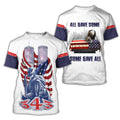 Firefighter 911 Patriot Day 3D All Over Printed Unisex Shirts