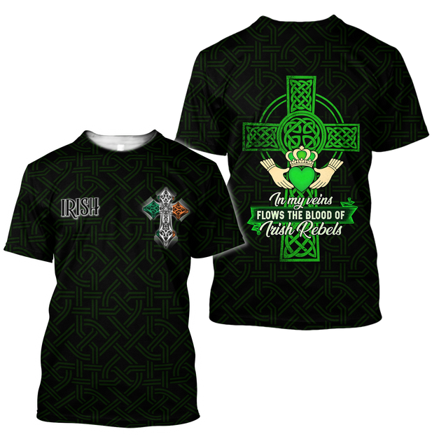 Irish Rebels 3D All Over Printed Shirts For Men and Women