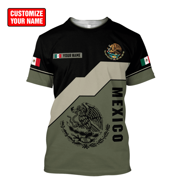 Personalized Name Mexico Combo T-shirt and Short 3D All Over Printed