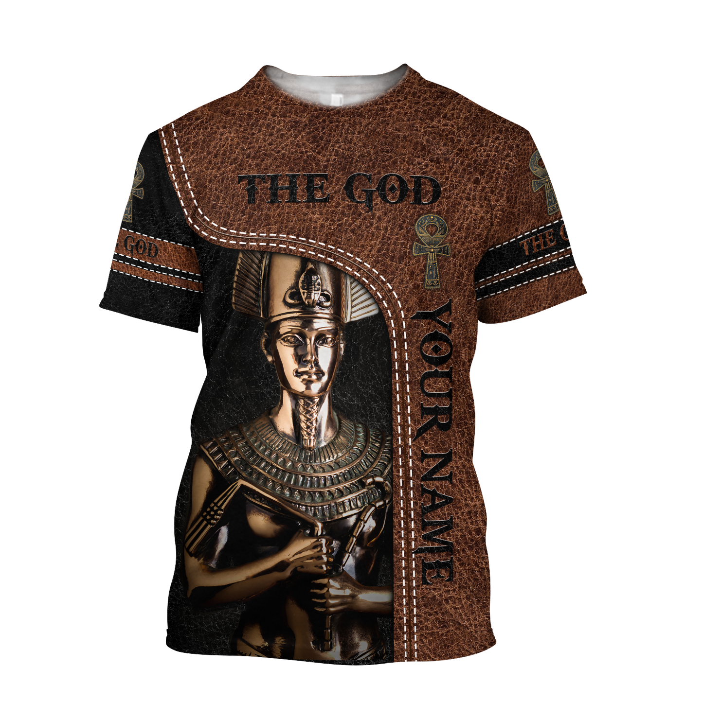 Custom name Pharaoh The God Ancient Egypt 3D design print shirts