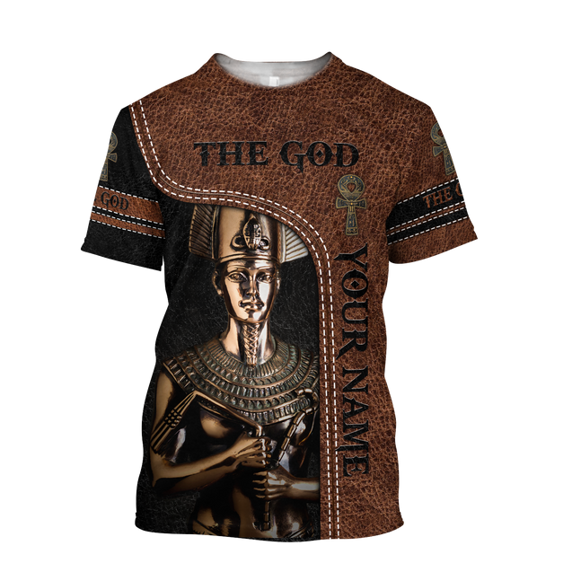 Custom name Pharaoh The God Ancient Egypt 3D design print shirts