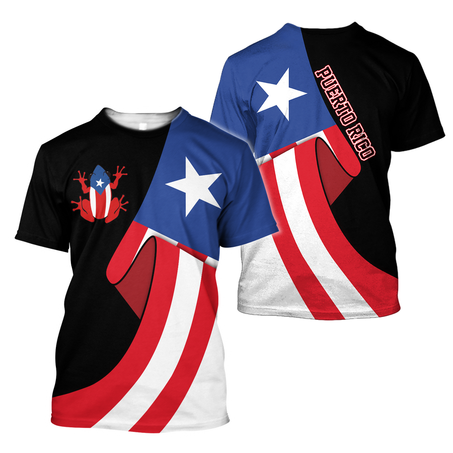 Puerto Rico 3D All Over Printed Hoodie For Men And Women