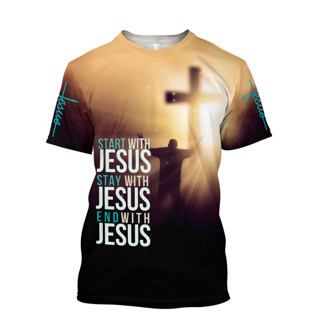 Premium Unisex Hoodie 3D All Over Printed Easter Day Christian Jesus No12 ML