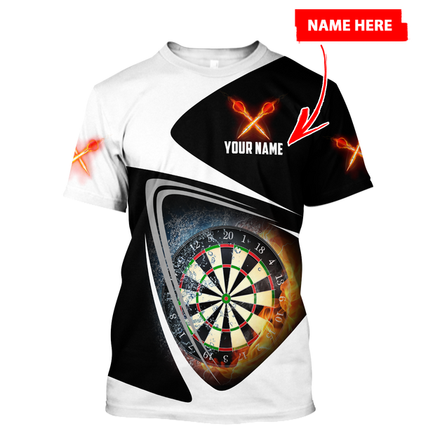 Darts Personalized Name Premium 3D All Over Unisex Hoodie ML