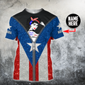 Customize Name  Puerto Rico Girl Shirts For Men And Women TNA03032103