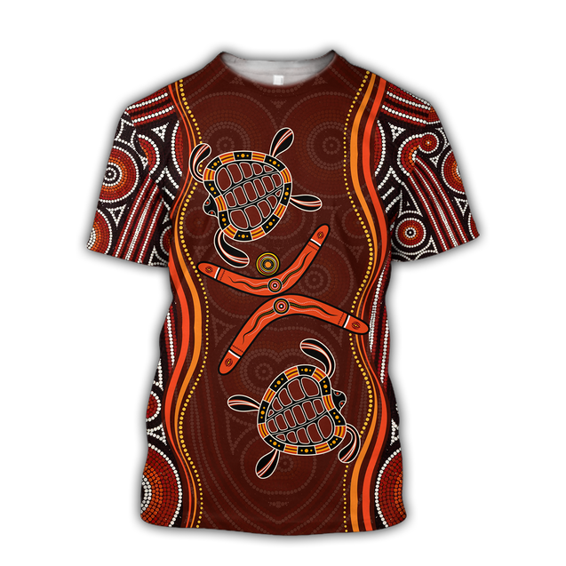 Aboriginal Naidoc Week Heal the Turtle 3D print shirts