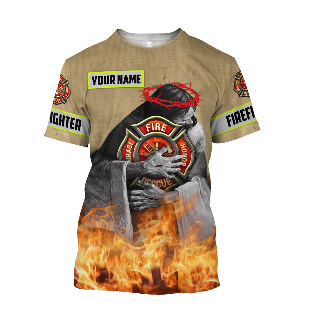 Customize Name Firefighter Hoodie Shirts For Men And Women TNA09032103