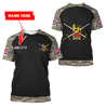 Personalized Name XT Bristish Veteran 3D Printed Clothes PD22032106