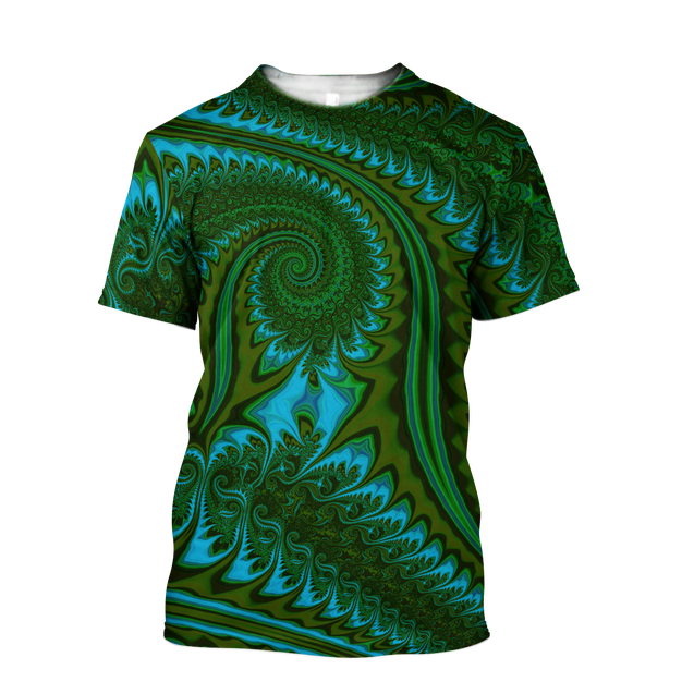 Premium Koru Fern 3D All Over Printed Unisex Shirts