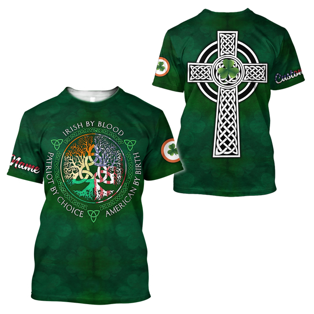 Personalized Irish Saint Patrick's Day 3D All Over Printed Shirts For Men And Women TN