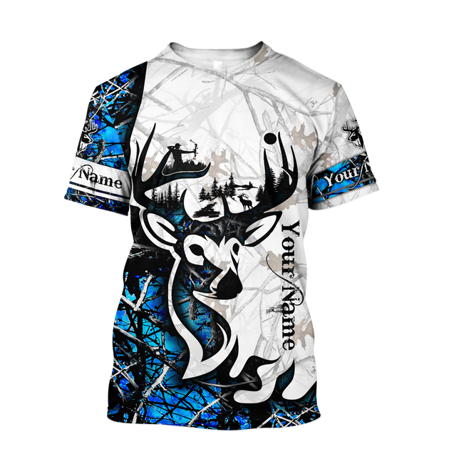 Deer Custom Name 3D Hoodie Shirt For Men And Women LAM