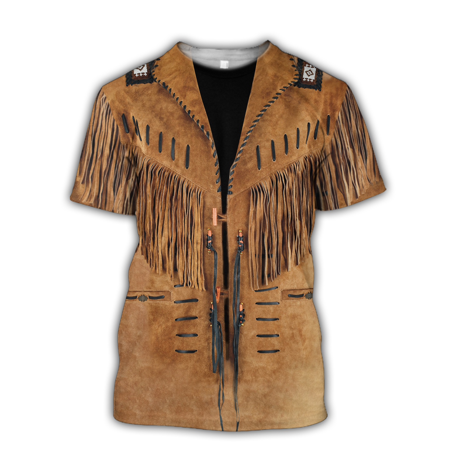 Native Cowboy Jacket No14 Cosplay 3D Over Printed Unisex Deluxe Hoodie ML