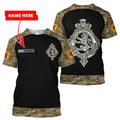 Custom Name XT British ARF Veteran 3D Printed Shirts Pi13042103