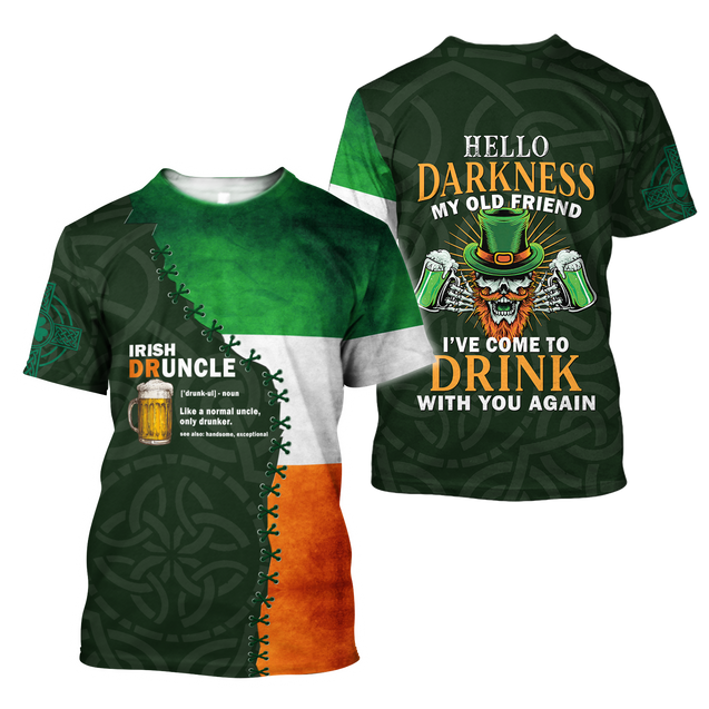 Irish Saint Patrick Day 3D All Over Printed Unisex Shirt