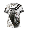 Beautiful White Horse 3D All Over Printed Shirts For Men And Women TR1911205CL