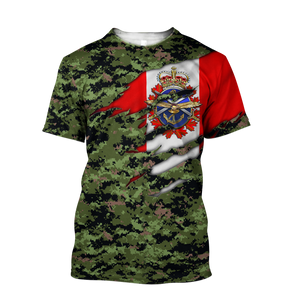 Canadian Veteran - Jesus 3D All Over Printed Shirts PD06032103