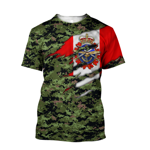 Canadian Veteran - Jesus 3D All Over Printed Shirts PD06032103