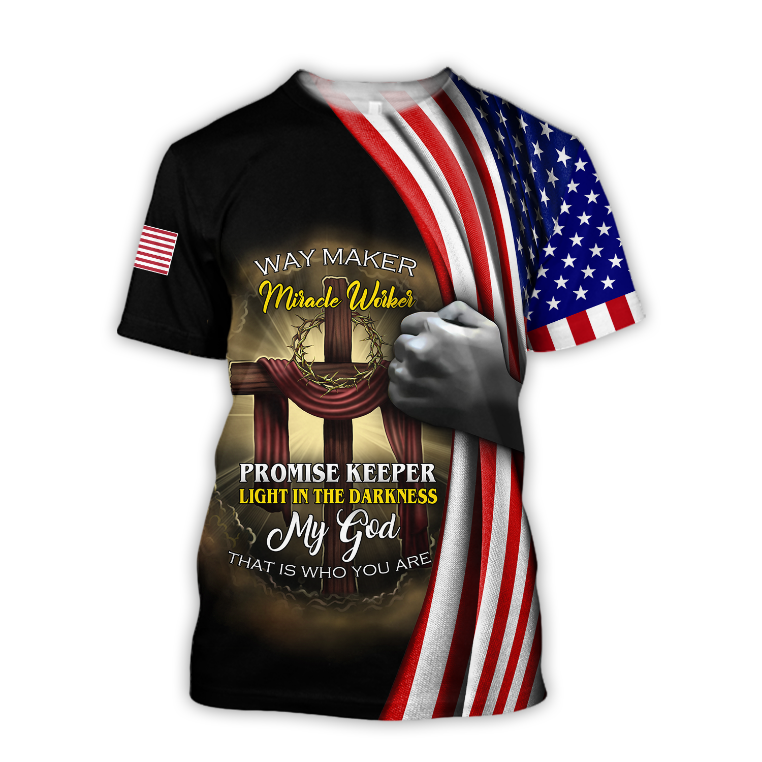 American 3D All Over Printed Unisex Shirts