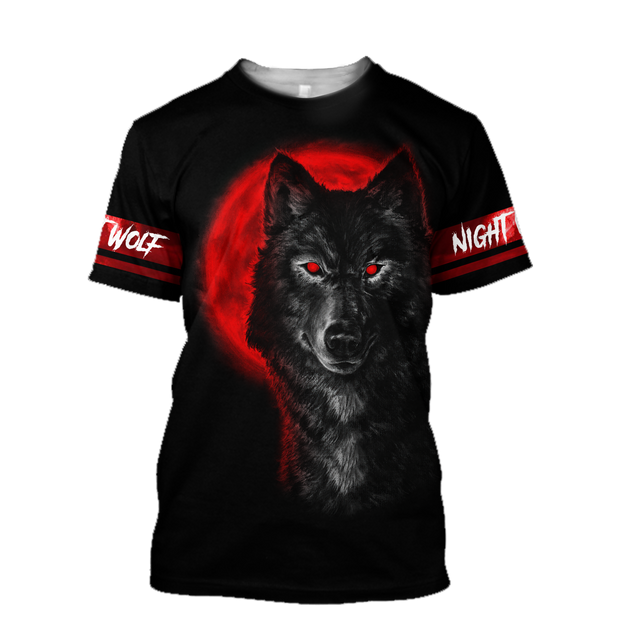 Wolf 3D All Over Printed Unisex Shirts No 14