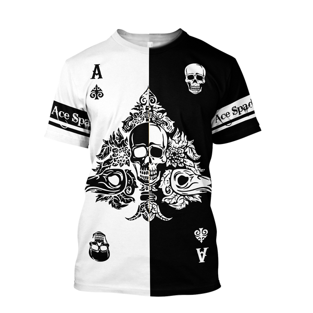 Ace Spade 3D All Over Printed Unisex Shirts