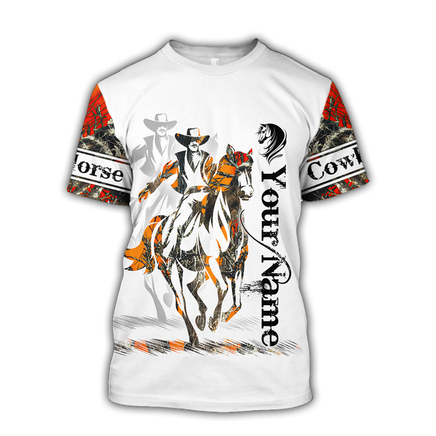 Personalized Name Rodeo 3D All Over Printed Unisex Shirts Cowboy Tattoo