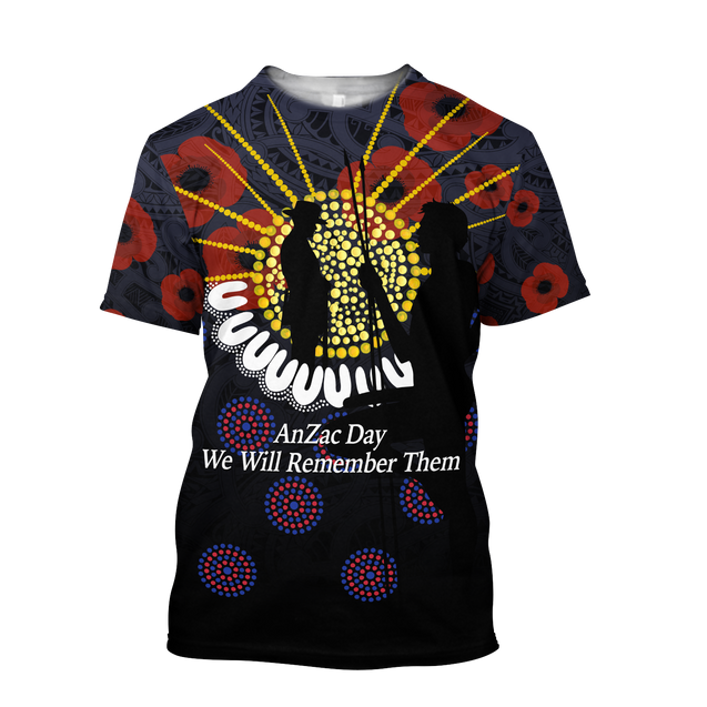 Premium New Zealand Maori And Australia Aboriginal Anzac Day 3D Printed Unisex Shirts TN DD29032101