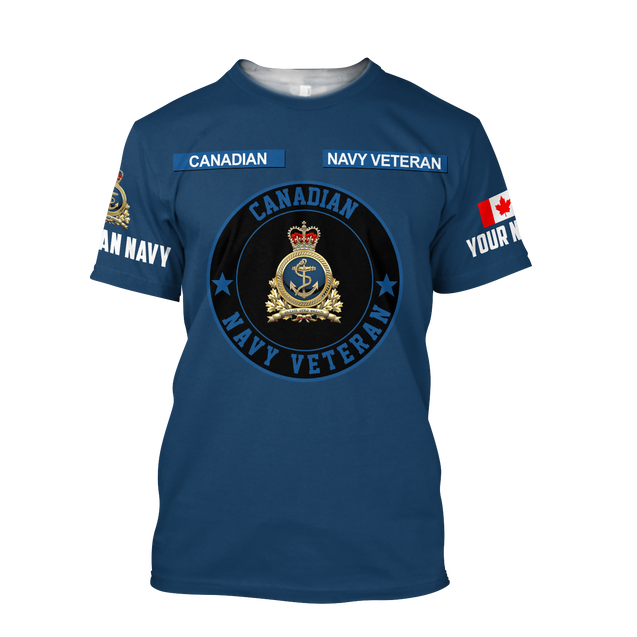 Personalized Name XT Canadian Navy Pullover 3D All Over Printed Shirts DA11032103