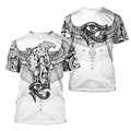 Egyptian Gods Ancient Tattoo white ver unisex 3d print shirts