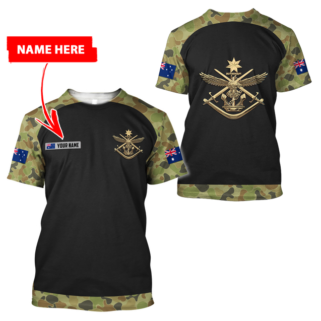 Personalized Australian Defence Force 3D Printed Unisex Shirts TN PD29032103