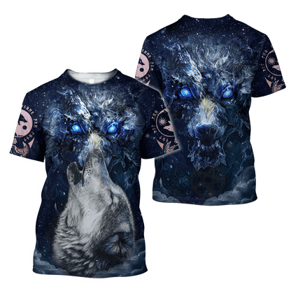 Wolf 3D All Over Printed Unisex Shirts
