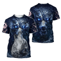 Wolf 3D All Over Printed Unisex Shirts