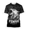 Premium Fenrir Wolf 3D All Over Printed Unisex Shirts