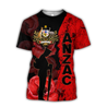 Premium Anzac Day 2021 Australian Coat of Arms 3D Printed Unisex Shirts TN NTN31032103