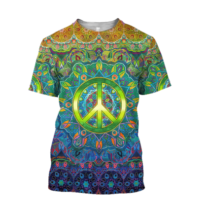 Hippie Heart Shirts For Men And Women TR0312207