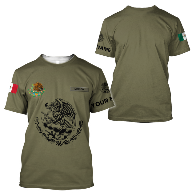 Mexican Customize 3D All Over Printed Shirts For Men And Women