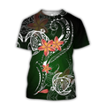 Amazing Polynesian Frangipani And Tattoo Hawaii Style Unisex Deluxe Hoodie ML