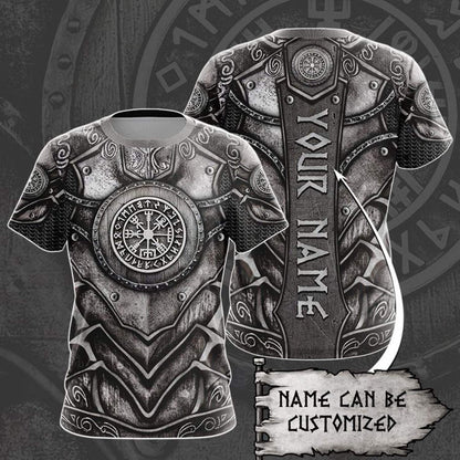 Customized Name Viking 3D All Over Printed Unisex Shirts
