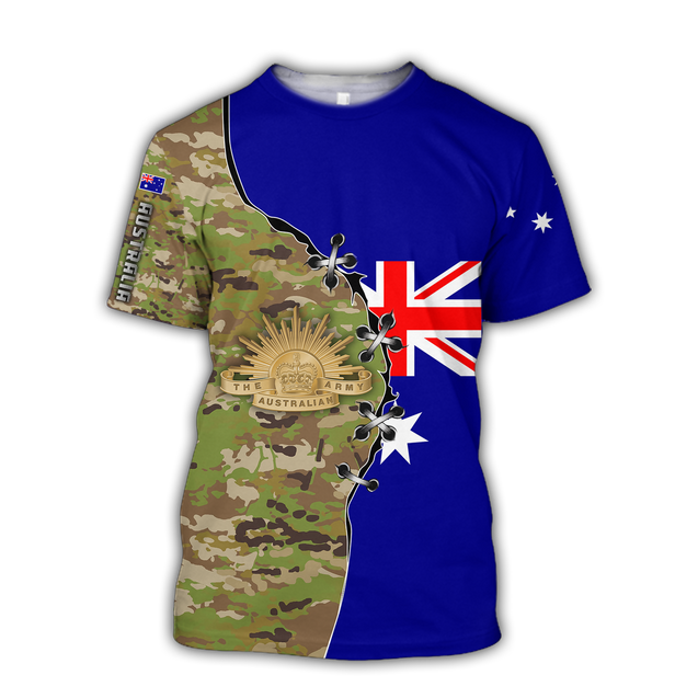 Australian Veteran 3D All Over Printed Shirts NTN10032105