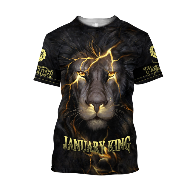 January Lion 3D All Over Printed Unisex Shirts Pi21012113