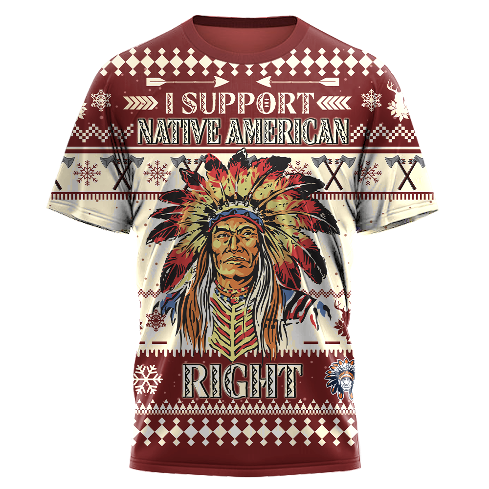 Native American 3D All Over Printed Unisex Shirts
